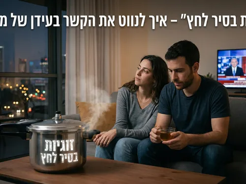 זוגיות בסיר לחץ - איך לנווט את הקשר בעידן של מלחמה